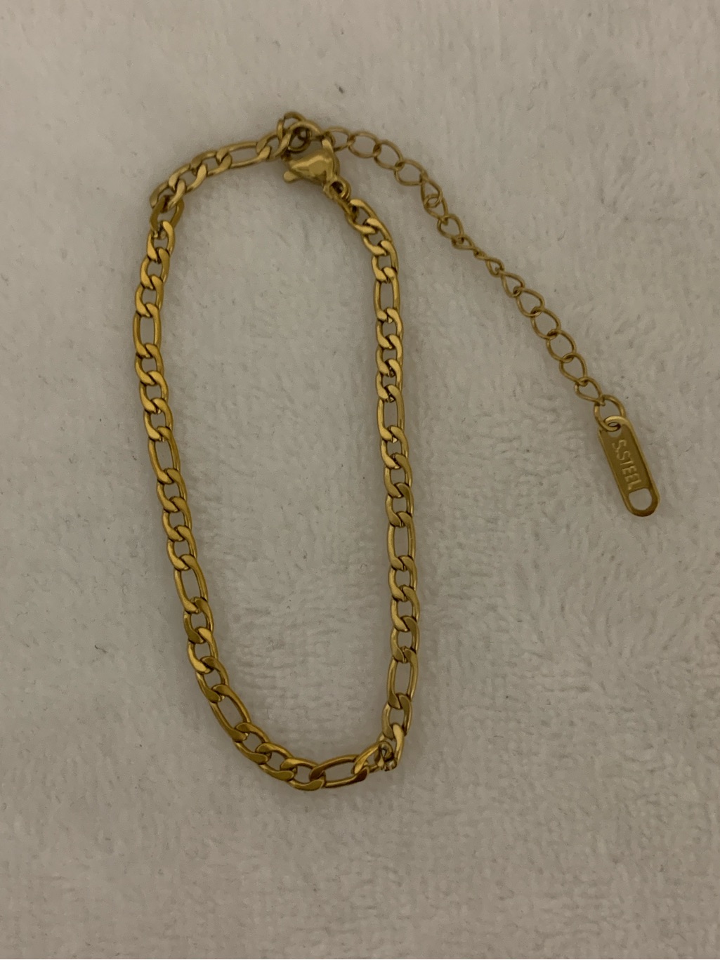18k Gold Plated Stainless Steel Chain Link Bracelet 18k Gold Plated Stainless Steel Chain Link Bracelet